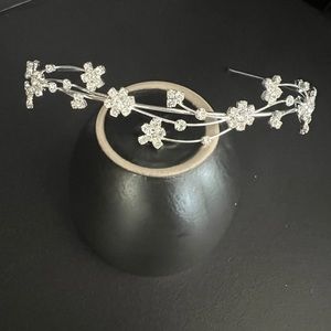 Silver Flower Tiara